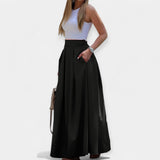 Marija – Elegantna midi suknja od svile s romantičnim detaljima