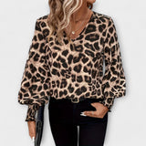 Alja – Elegantna bluzica s leopard uzorkom od svile