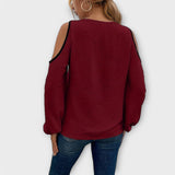 Alja – Elegantna bluza s kvadratnim izrezom od svile