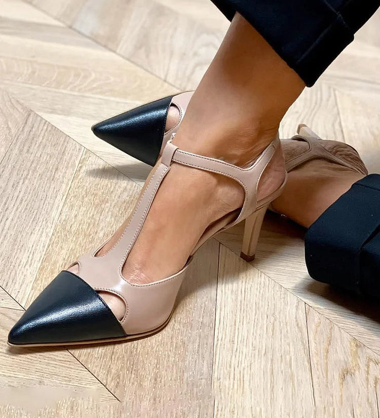 Simona – Elegantne dvobojne cipele od svile