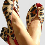 Simona – Elegantne sandale s leopard uzorkom