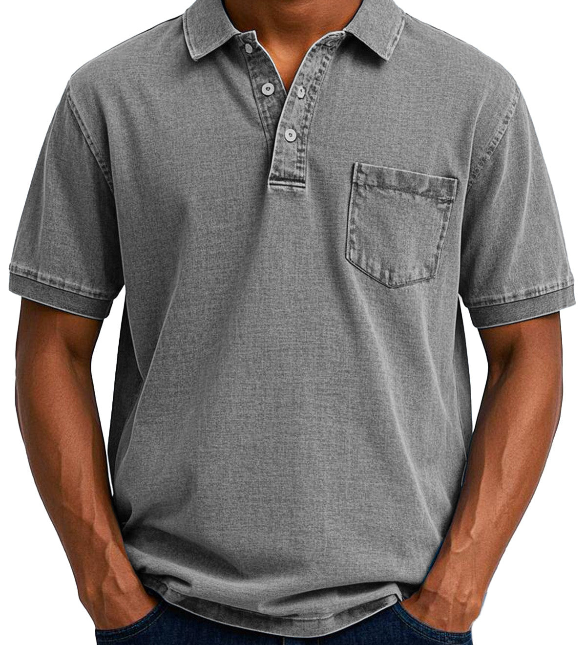 Jan – Elegantan Vintage Polo Košulja od Pamuka