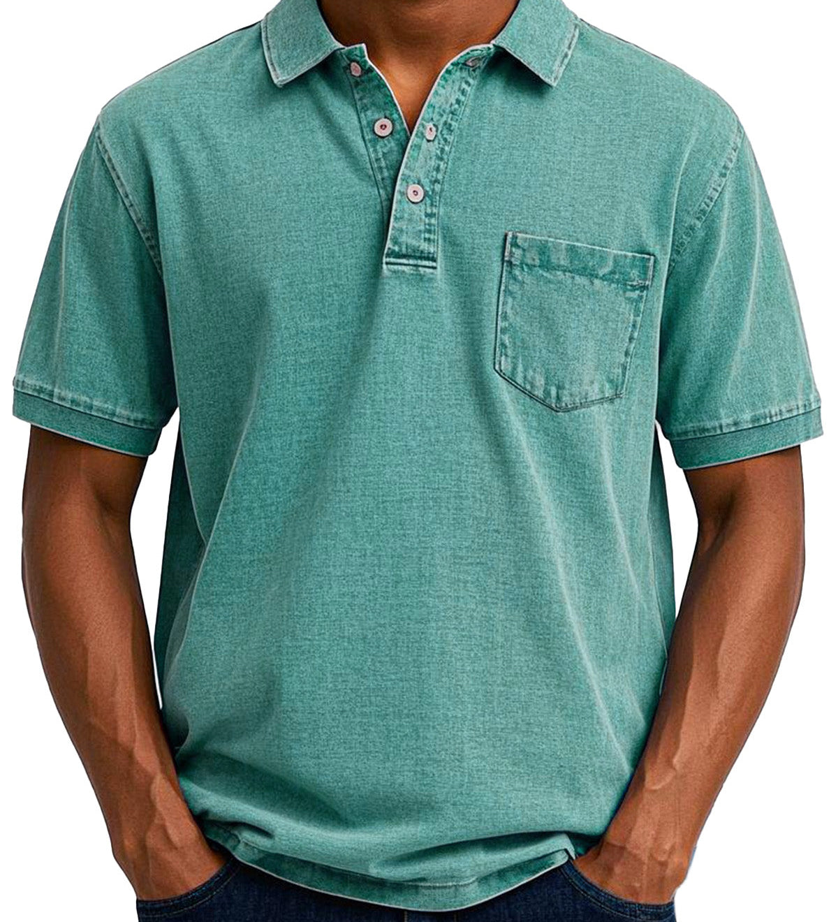 Jan – Elegantan Vintage Polo Košulja od Pamuka