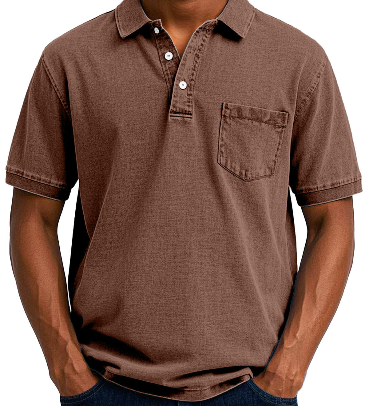 Jan – Elegantan Vintage Polo Košulja od Pamuka
