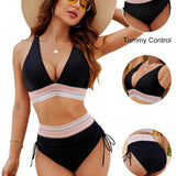 Ivana – Bikini s visokim strukom i detaljem koji modelira figuru
