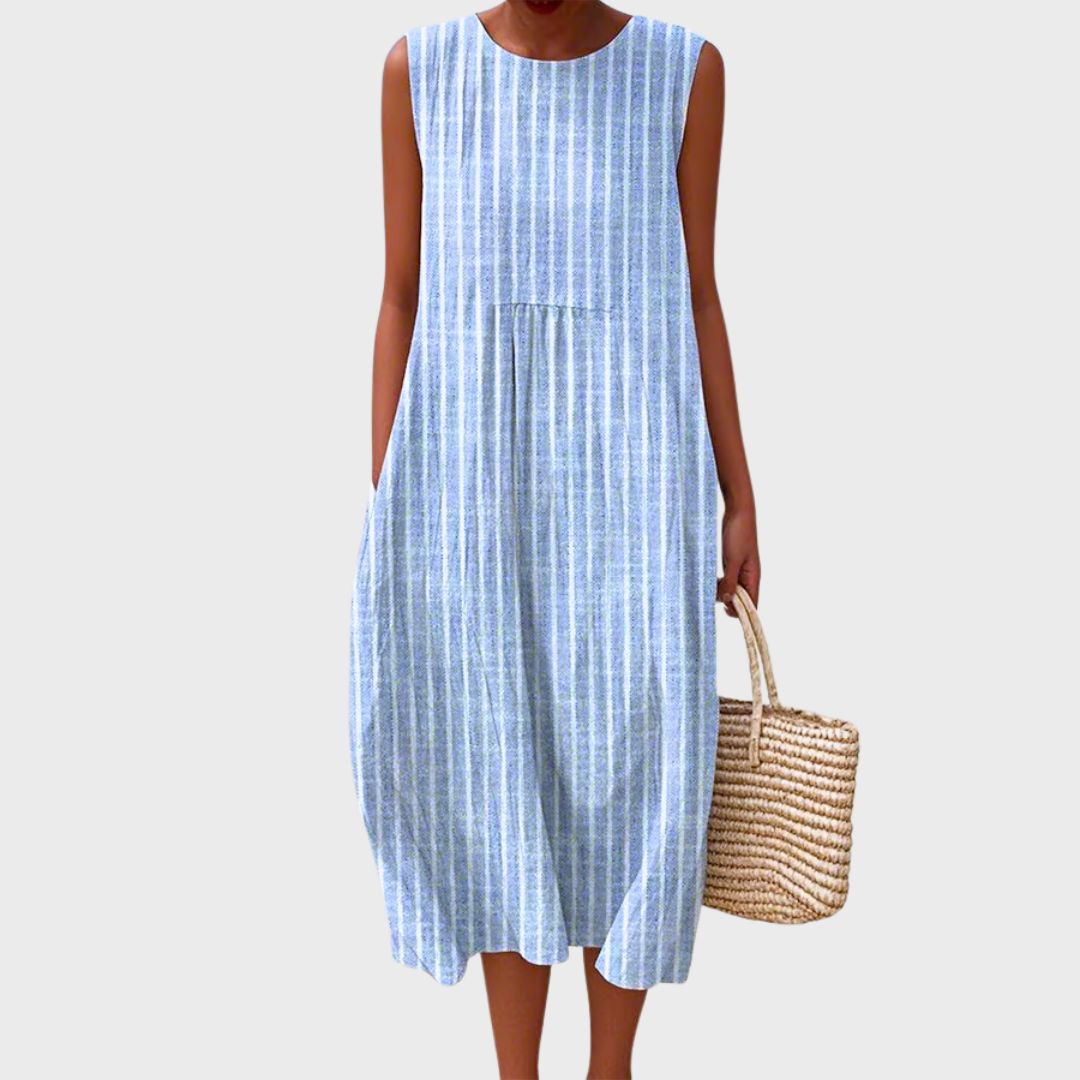 Nika – Elegantan midi haljina od pamuka