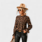Alja – Elegantna bluza s leopardskim uzorkom