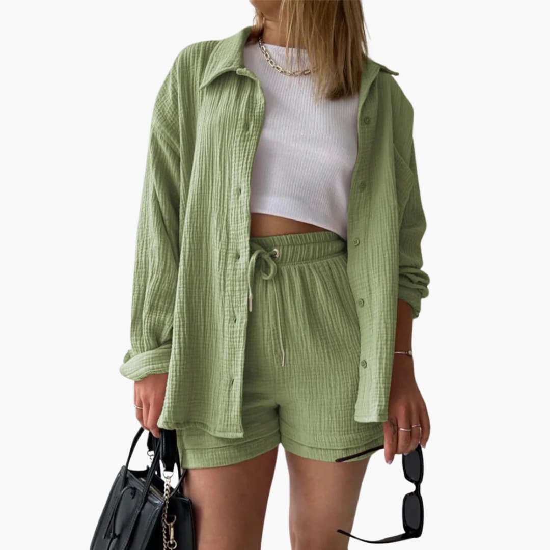 Lucija – Elegantan set od dva komada od svile