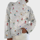 Špela – Elegantna pletena majica s romantičnim detaljima