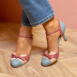 Kaja – Romantična vintage sandaleta s mašnom i remenčićem