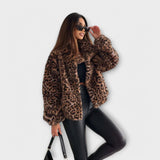 Zala – Elegantna Jakna s Leopard Printom