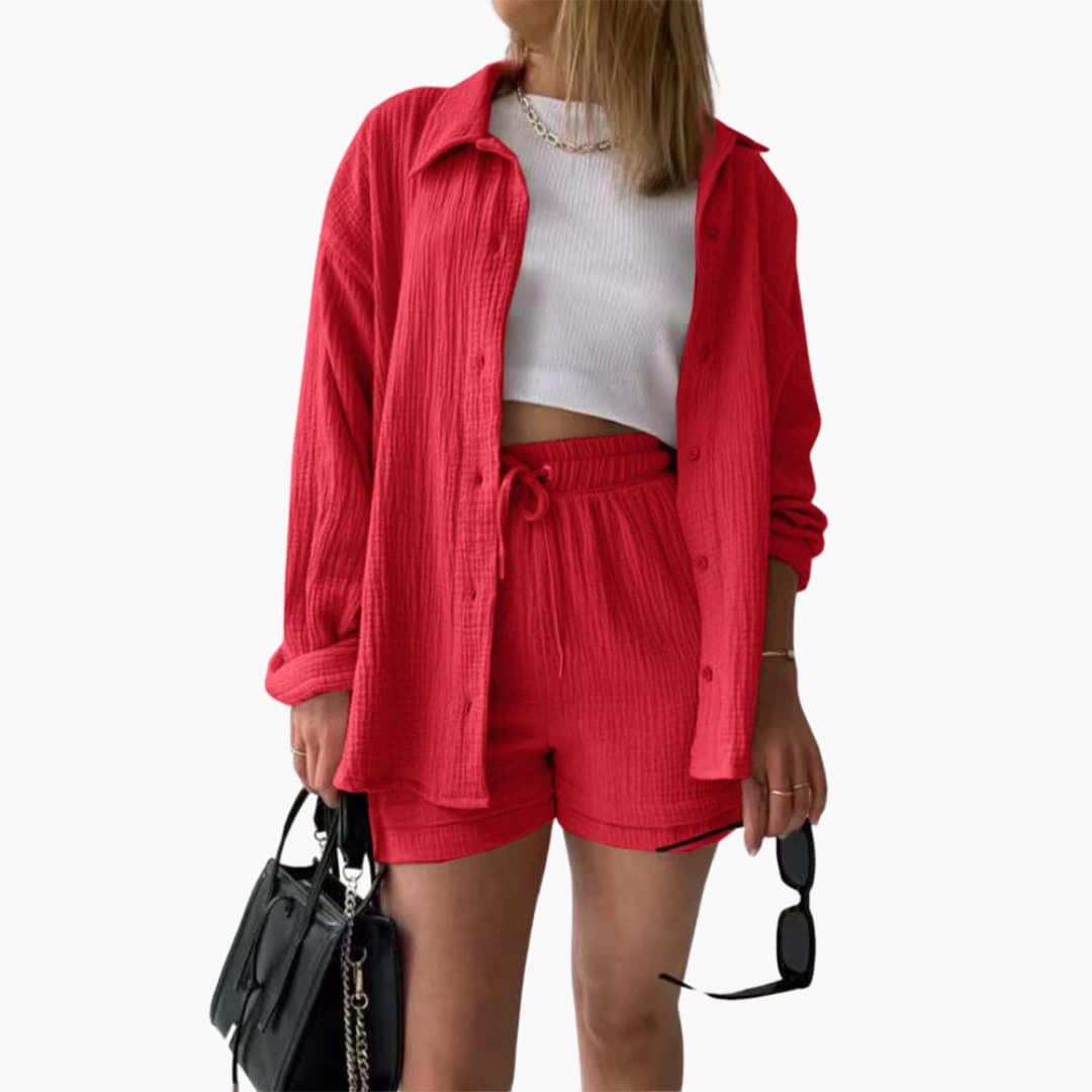 Lucija – Elegantan set od dva komada od svile