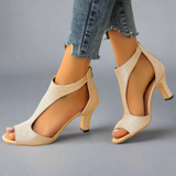 Simona – Elegancija u udobnim sandalama s potpeticom