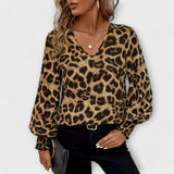 Alja – Elegantna bluzica s leopard uzorkom od svile