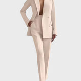Bojana – Elegantni set od lanenog blazera i hlača