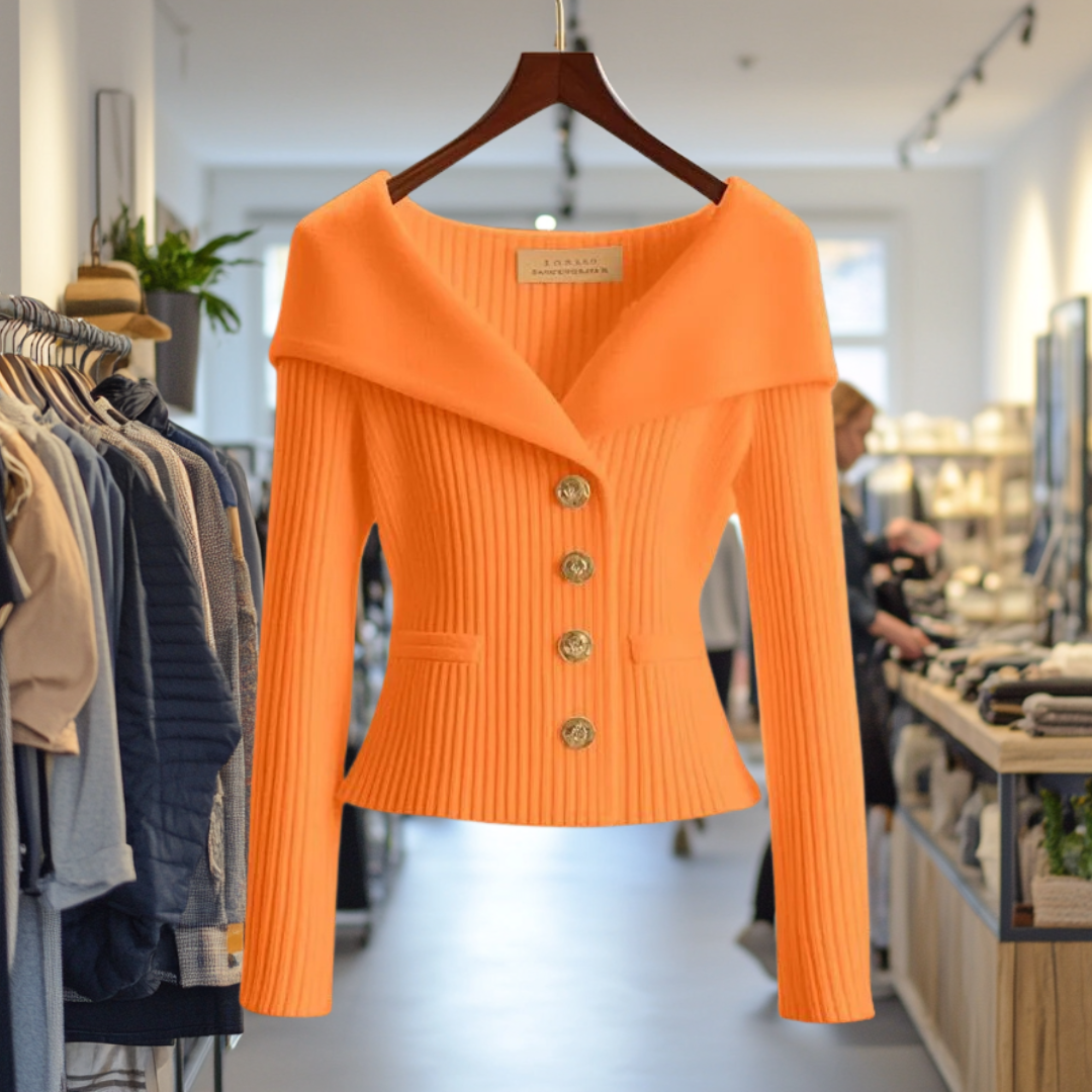 Jana – Elegantna pletena bluza od mekog pamuka