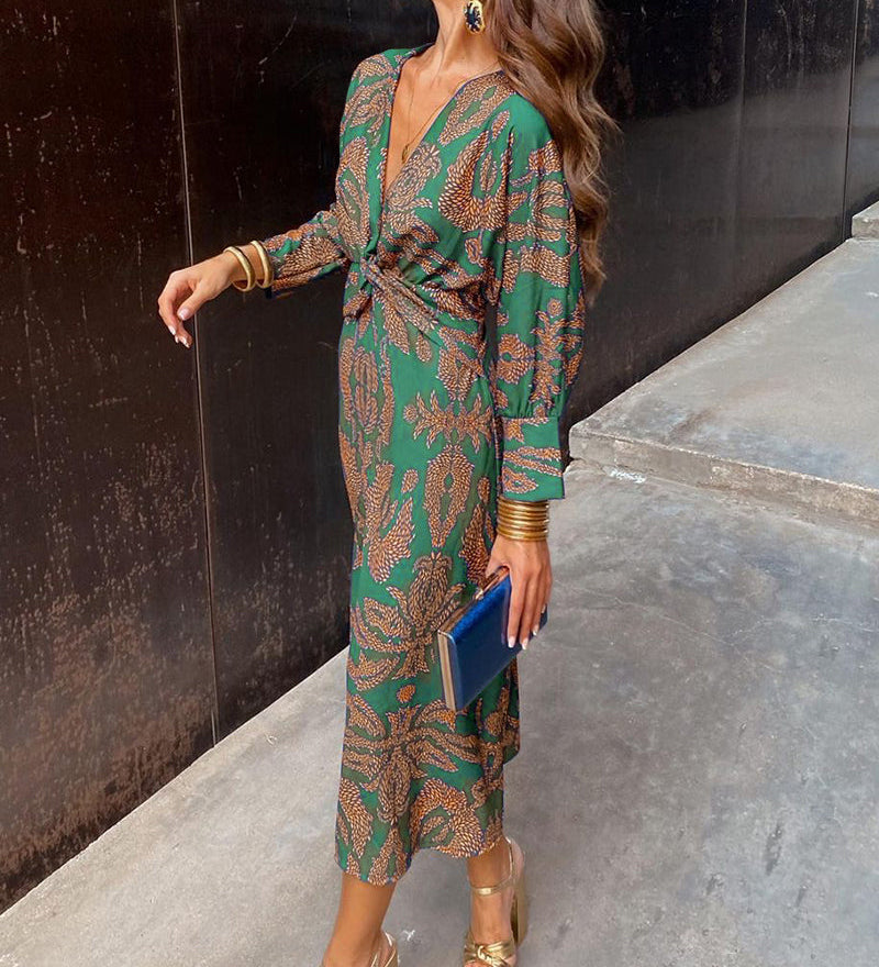 Anja – Elegantan midi haljina od svile