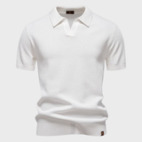 Jan – Elegantna Strukturna Polo od Svile