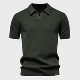 Jan – Elegantna Strukturna Polo od Svile