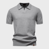 Jan – Elegantna Strukturna Polo od Svile