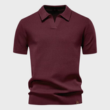 Jan – Elegantna Strukturna Polo od Svile