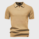 Jan – Elegantna Strukturna Polo od Svile