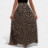 Marija – Elegantna midi suknja s leopardskim uzorkom
