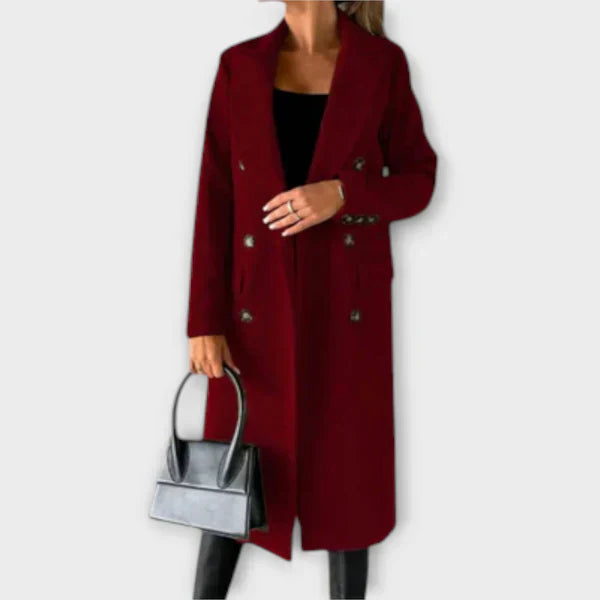 Zala – Elegantan Vuneni Kaput s Midi Siluetom
