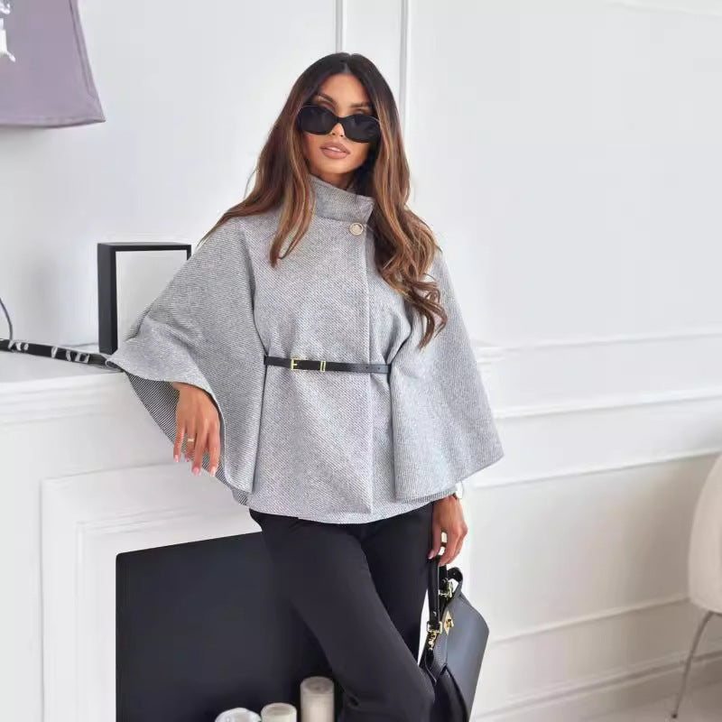 Jana – Elegantni papillon kaput s remenom od svile