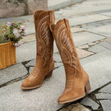 Klara – Elegantne Cowboy Čizme od Prirodne Kože