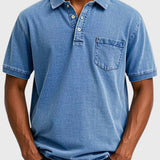 Jan – Elegantan Vintage Polo Košulja od Pamuka