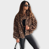 Zala – Elegantna Jakna s Leopard Printom