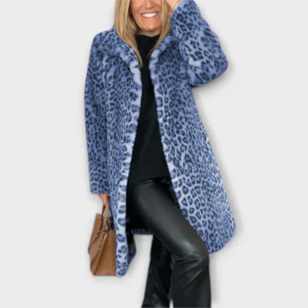 Zala – Elegantni leopard kaput od svile