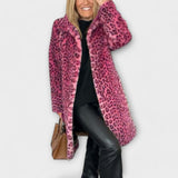 Zala – Elegantni leopard kaput od svile
