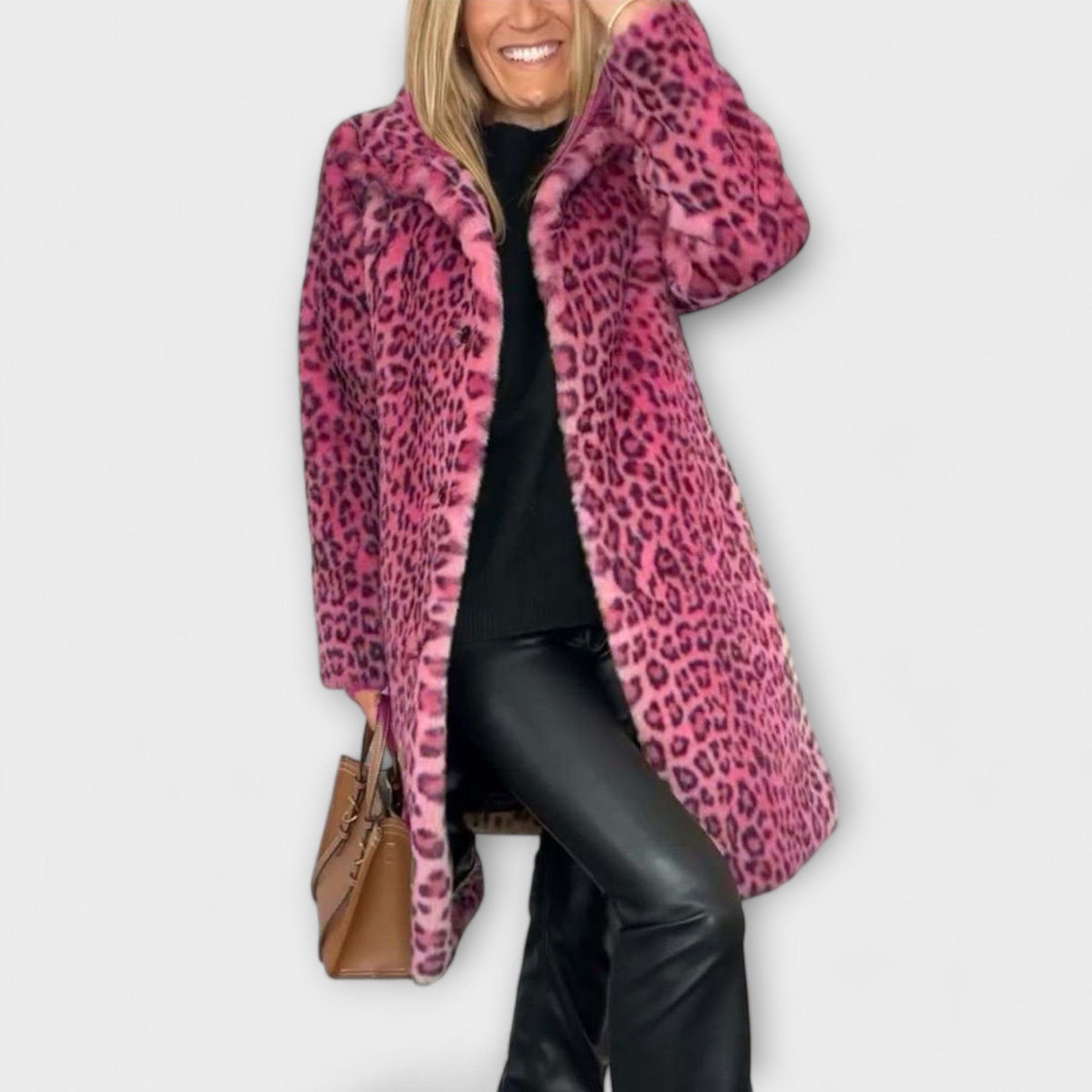 Zala – Elegantni leopard kaput od svile