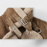 Zala – Elegantna suede jakna s strukiranim krojem