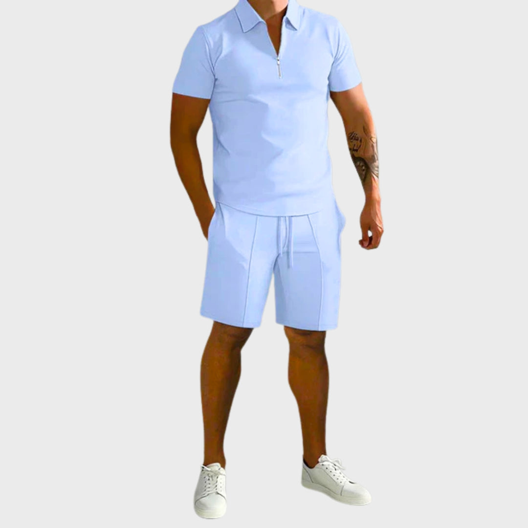 Tim – Elegantni Set od Dvije Dijela u Svilenom Materijalu