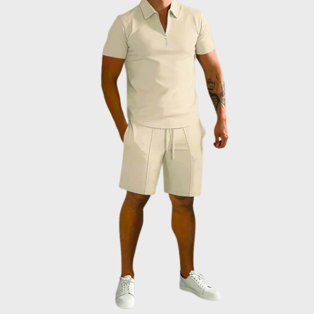 Tim – Elegantni Set od Dvije Dijela u Svilenom Materijalu