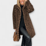 Zala – Elegantni leopard kaput od svile