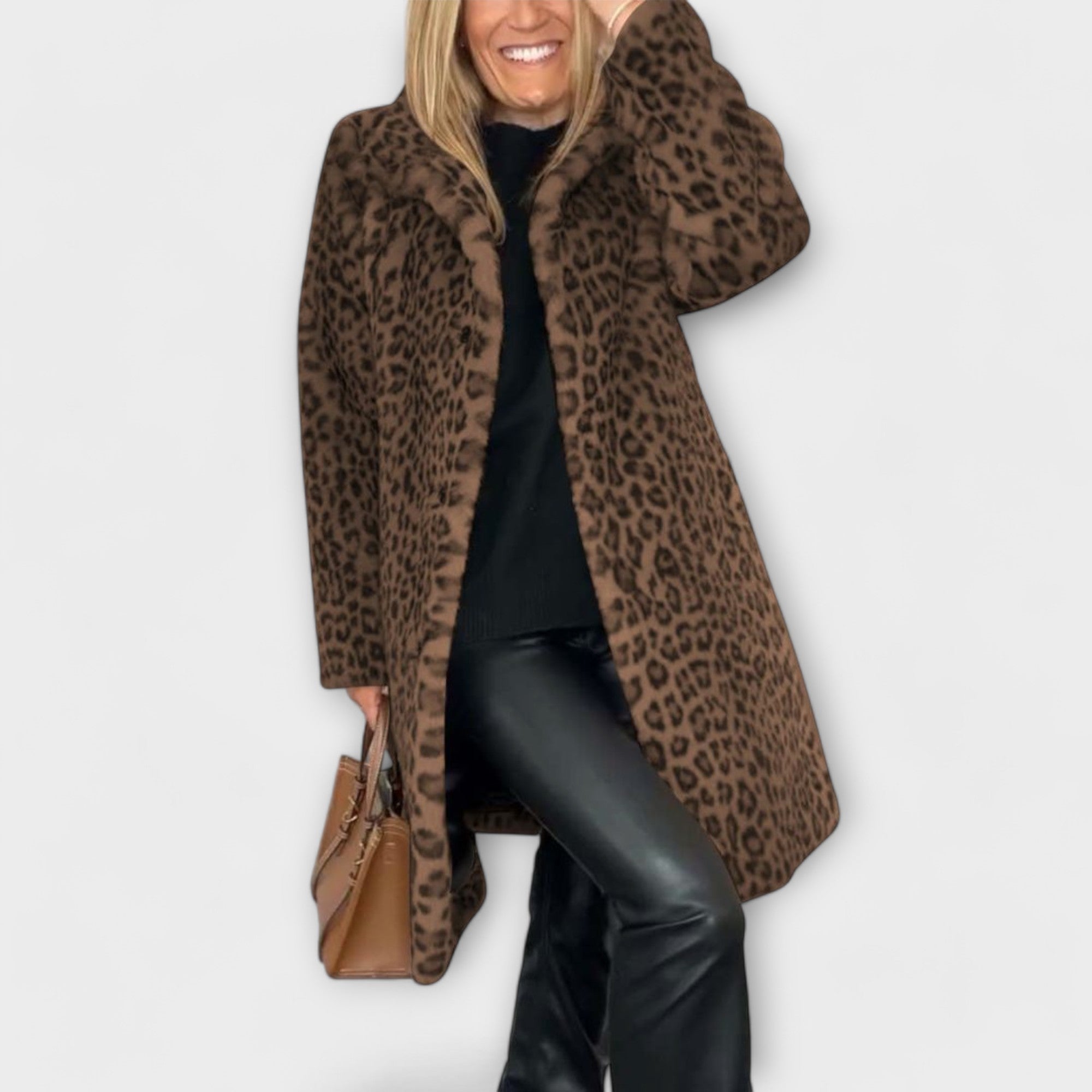 Zala – Elegantni leopard kaput od svile