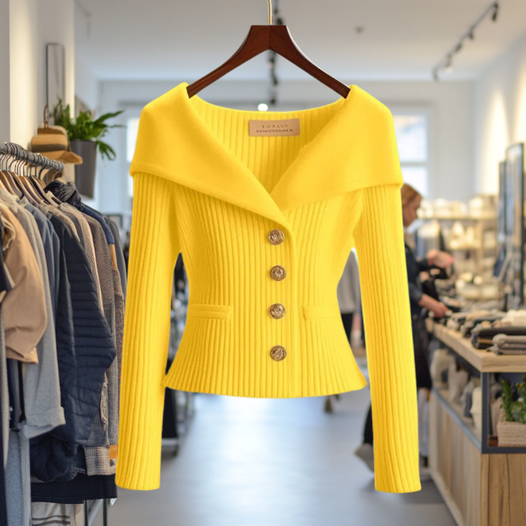 Jana – Elegantna pletena bluza od mekog pamuka