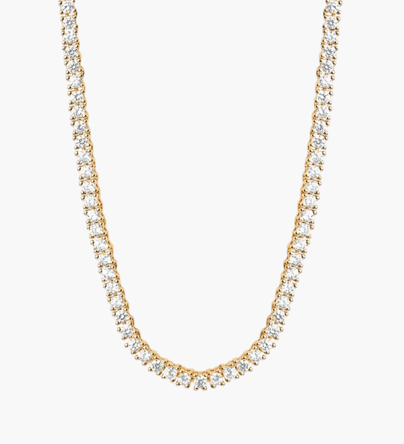 Dora – Elegantan Rivière ogrlica od svile