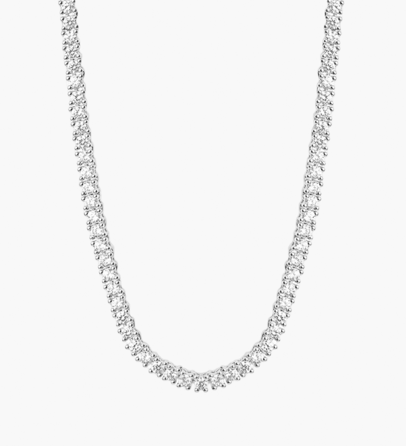 Dora – Elegantan Rivière ogrlica od svile
