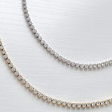 Dora – Elegantan Rivière ogrlica od svile