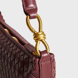 Hana – Elegantan midi haljina od svile u burgundskom tonu