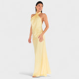 Katarina – Elegantna halter haljina od svile, ograničeno izdanje