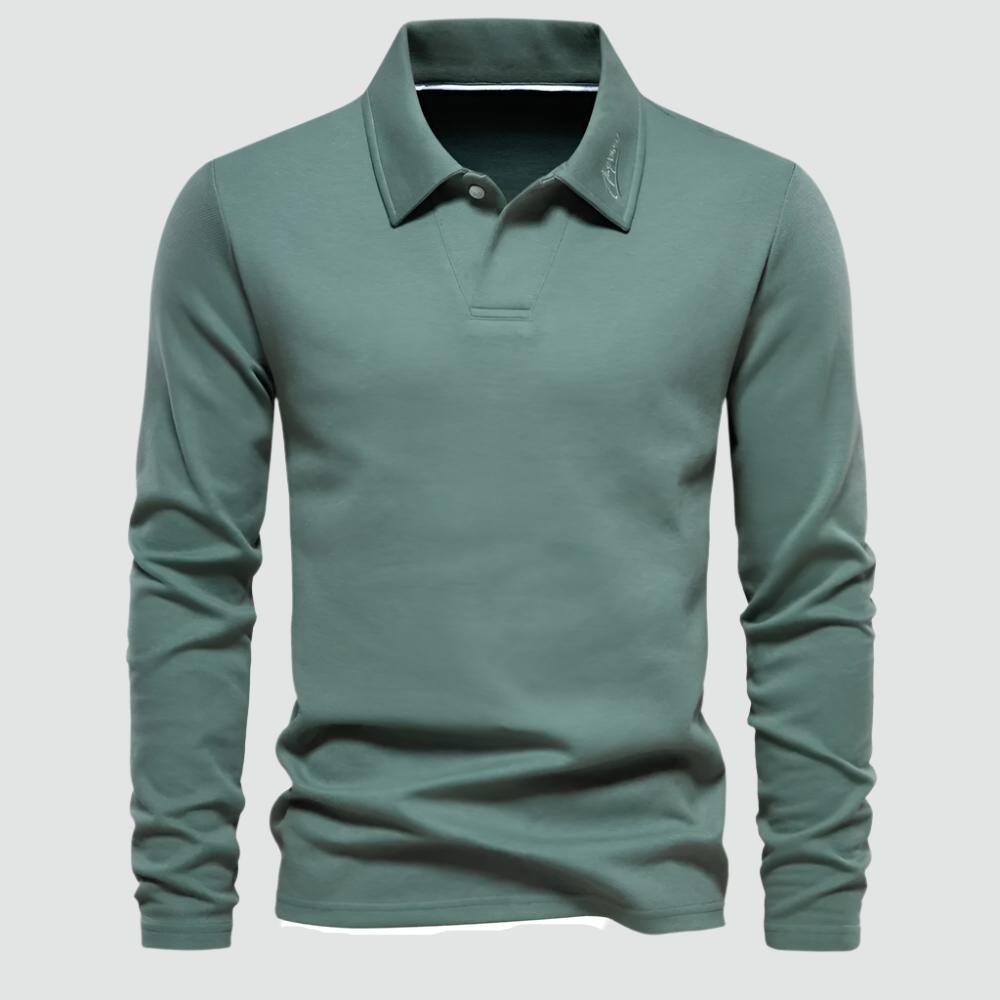 Jan – Elegantna pamučna polo majica s romantičnim detaljima