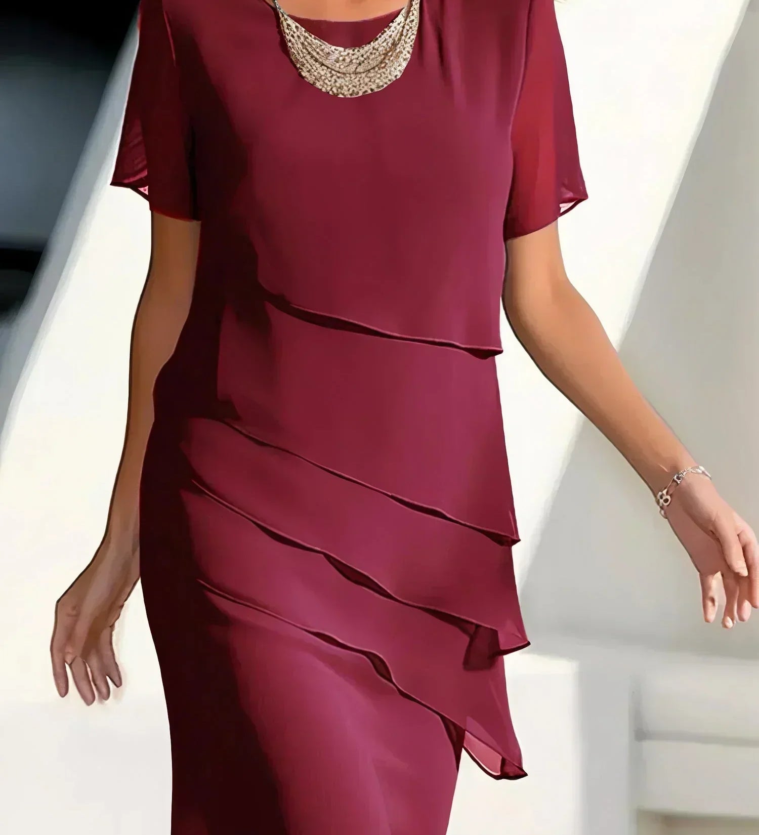 Nika – Elegantan Midi Haljina od Svile