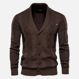 Matej – Elegantni argyle kardigan od meke mješavine