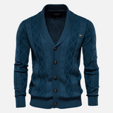Matej – Elegantni argyle kardigan od meke mješavine